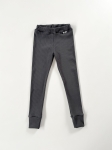 Legginsy basic prążkowane grafit
