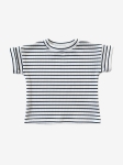 T-shirt prążkowany strips navy