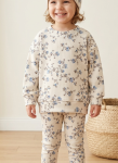 Bluza prążkowana petite rose blue