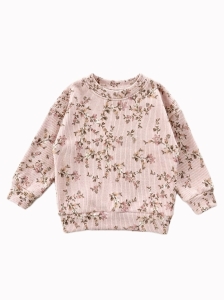 Bluza prążkowana petite rose puder