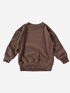 Bluza oversize dark chocolate 