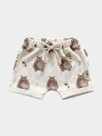 Szorty prążkowane sweet bears beż