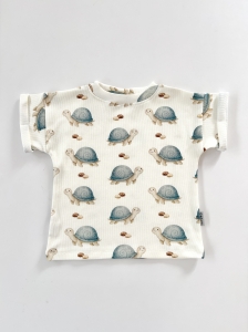 T-shirt prążkowany turtles 