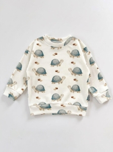Bluza oversize prążkowana turtles 