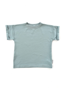 T-shirt basic dusty blue  