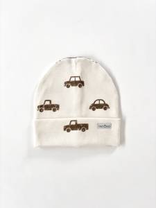 Czapka wywijana prążkowana  cars