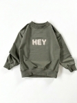 Bluza dresowa oversize  agave ,,HEY”