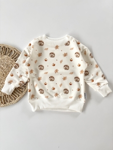 Bluza oversize dresowa jeżyki