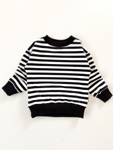 Bluza oversize dresowa black&white
