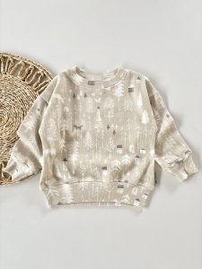 Bluza prążkowana winter city