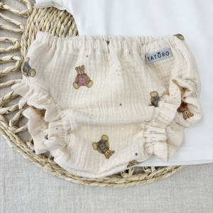Bloomersy  muślinowe Little bear dziewczęce 