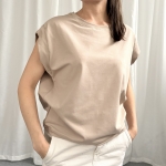 Bluzka damska oversize latte