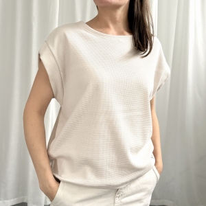 Bluzka damska oversize wafelek