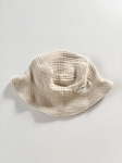 Kapelusz na lato  muślinowy beżowy 