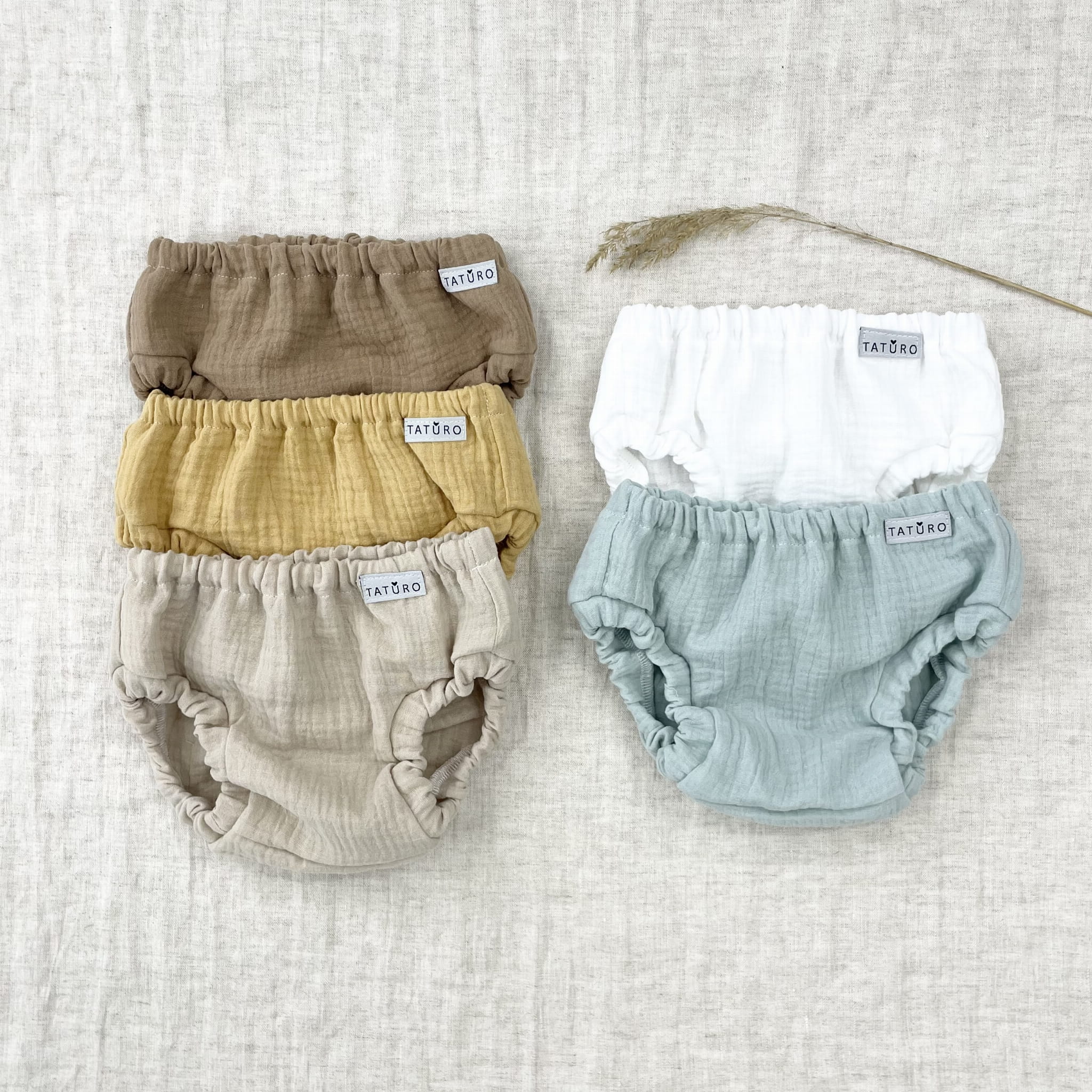 Bloomersy basic muślinowe